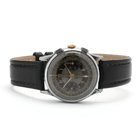 Vintage Stainless Steel Chronograph Watch, Chronographe Suisse