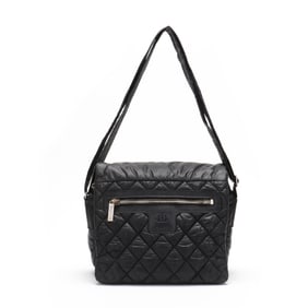 Black Nylon Coco Cocoon Messenger Bag, Chanel