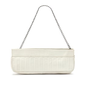 Leather LAX Vertical Quilt Clutch, Chanel