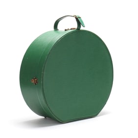 Green Leather Boite Chapeau 50 Hat Box, Louis Vuitton
