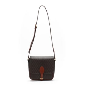 Brown Canvas Satchel Bag, Saint Laurent