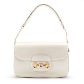 Leather Flap Shoulder Bag, Gucci