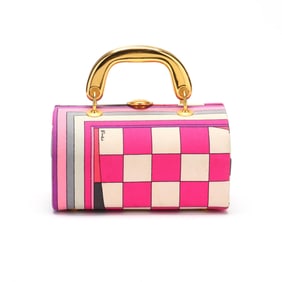 Pink Silk Handbag, Emilio Pucci