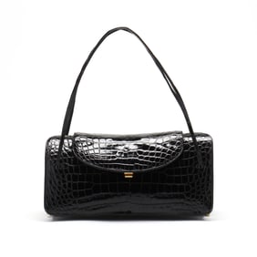 Crocodile Leather Handbag, Judith Leiber