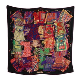 Cashmere and Silk Voyage en Etoffes Scarf, Hermès