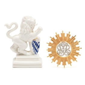 Two Objets with Heraldic Motifs