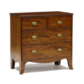 George III Mahogany Bachelor's Chest of Drawers