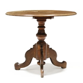 Victorian Walnut Tea Table