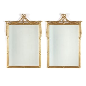 Friedman Brothers, Pair of The Kingwood Gilt Wall Mirrors