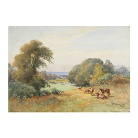 Josh Howard Fisher (English, fl. 1920-1931), A Glimpse of the Mersey from Irby Hill Chesire