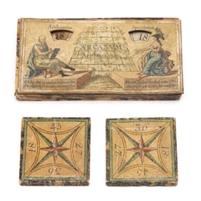 Rare 18th Century Mathematical Game Arcanvm Artihmeticum