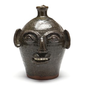 Burlon Craig (Vale, NC, 1914-2002), "Quincy-Scarbough" Face Jug