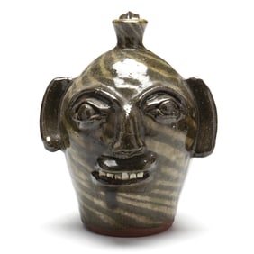 Burlon Craig (Vale, NC, 1914-2002), Swirlware Face Jug