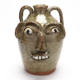 Burlon Craig (Vale, NC, 1914-2002), Two Handled Face Jug