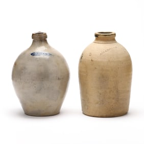 Two Ohio Stoneware Jugs