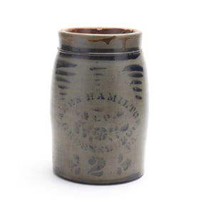 James Hamilton & Co., Pennsylvania Stoneware Crock