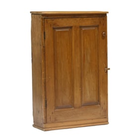 Primitive Pine One Door Cupboard