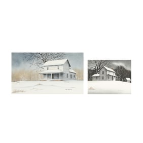 Cotton Ketchie (NC), Two Winter Farm Scenes