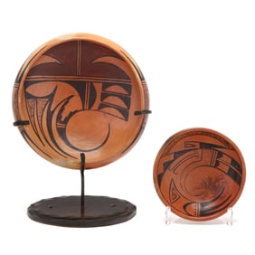 Two Hopi Pottery Bowls