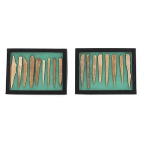 Collection of Seventeen Mandan Bone Awls, North Dakota