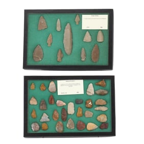Forty Native American Stone Artifacts
