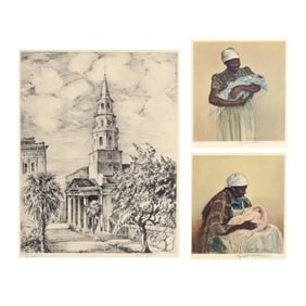 after Elizabeth O'Neill Verner (American, 1883-1979), Three Framed Prints
