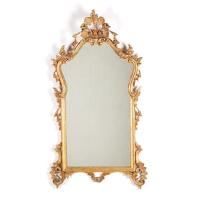 La Barge, Rococo Style Giltwood Wall Mirror