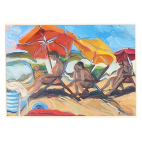 Rebecca Cohen-Briley (NC), Umbrellas, Chairs, Floats