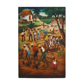 André Normil (Haitian, 1934-2014), Combite Scene
