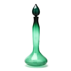 Large Vintage Blenko Glass Decanter