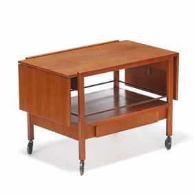 Drexel, Mid-Century Declaration Bar Cart