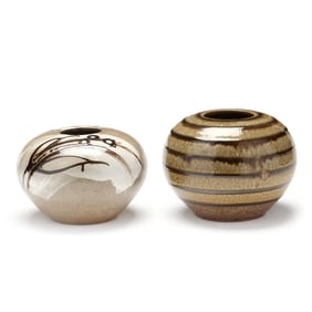 Alex Matisse (MA/NC, b. 1984), Two East Fork Stoneware Vases