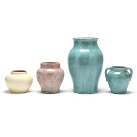 Pisgah Forest Pottery (Arden, NC), Four Pottery Vases