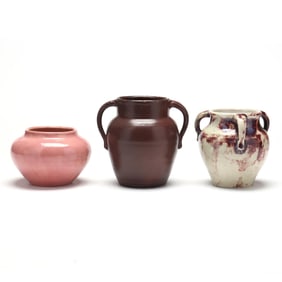 Pisgah Forest Pottery (Arden, NC), Three Pottery Vases