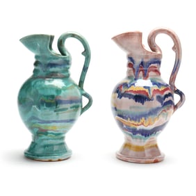 A.R. Cole Pottery (Sanford, NC), Two Roman Rebacca Pitchers