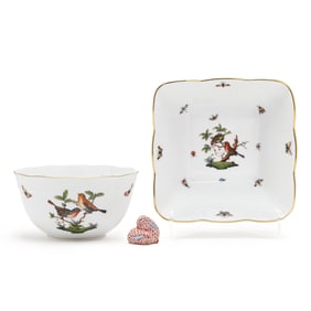 Three Pieces of Herend Porcelain