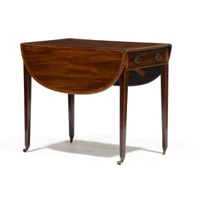 George III Inlaid Mahogany Pembroke Table