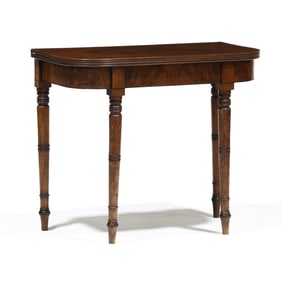 George III Mahogany Card Table