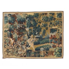 Continental Verdure Tapestry Fragment
