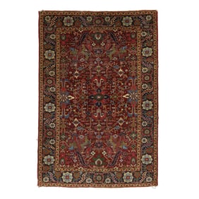 Semi-Antique Heriz Carpet