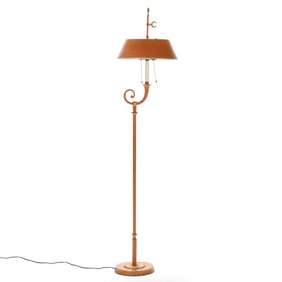 Vintage Tole and Gilt Floor Lamp