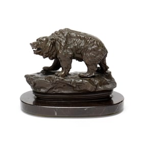 After Pierre Nicolas Tourgueneff (French, 1854-1912), Bronze Bear