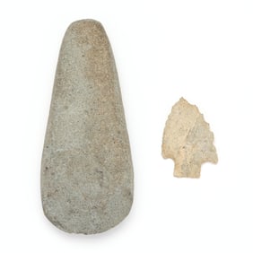 Two Native American Stone Artifacts, Likely North Carolina Finds