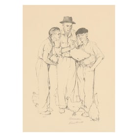 Norman Rockwell (American, 1894-1978), Chicken Exam
