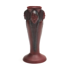 Van Briggle Native American Head Vase