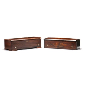 Two Continental Music Boxes, Late 19th - Mid-20th Century