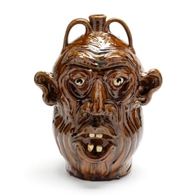 Marvin Bailey (Lancaster, SC, b. 1960), Large Face Jug