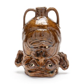 Marvin Bailey (Lancaster, SC, b. 1960), Upside Down Face Jug