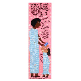 Mary Proctor (American, b. 1960), Equal Folk Art Door