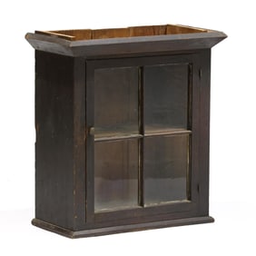 North Carolina Federal Painted Hanging Cupboard